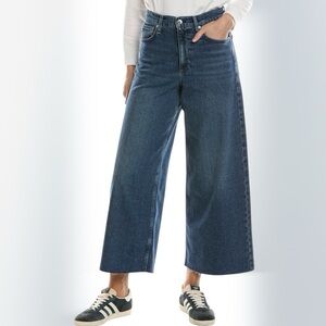 NEW Rag & Bone The Serena High Rise Wide Leg Crop Jeans Macon Wash size 31